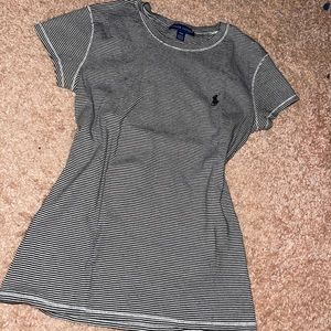 Black and white striped shirt